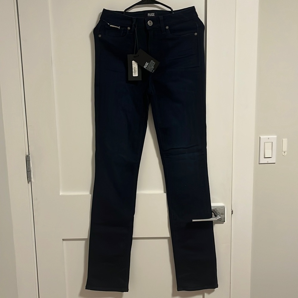 PAIGE Horton Straight High Rose Straight Leg - size 29, NBW